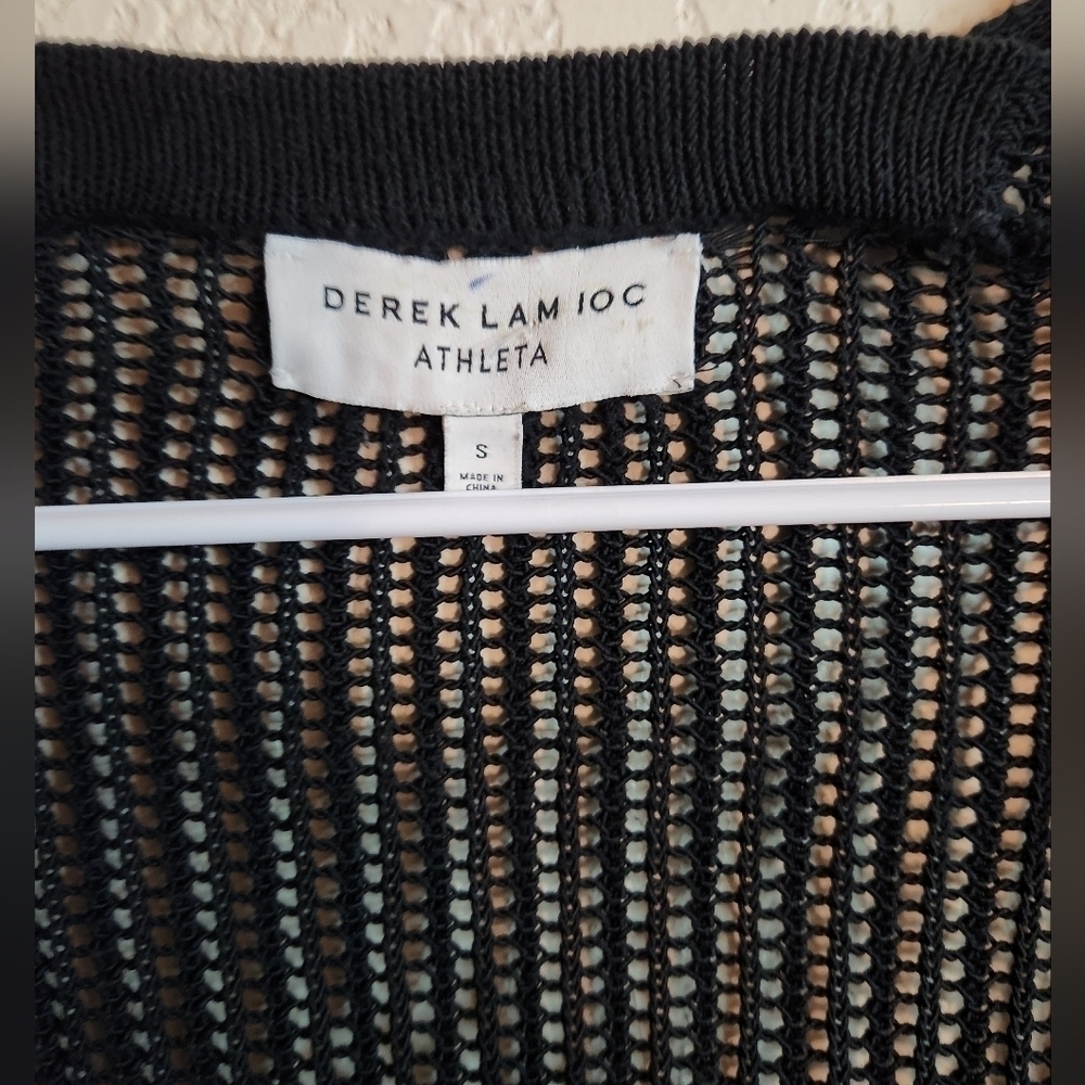 DEREK LAM IOC For Athleta Black Sweater sz S - Picture 2 of 6